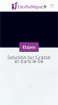 Mobile Screenshot of eaupublique.fr